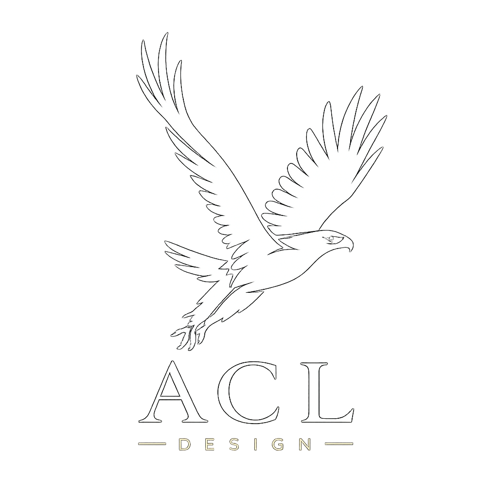 white logo with text no background